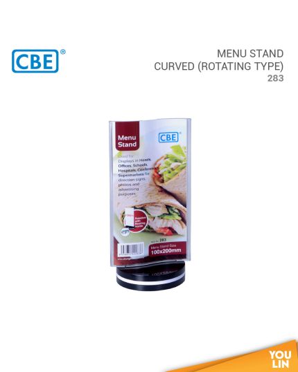 CBE Menu Stand Curved Rotating (283)