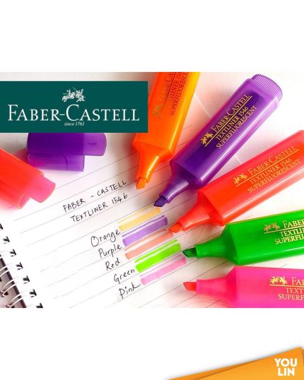 Faber Castell 1546 Super Flourescent Textliner/Highlighter Pen