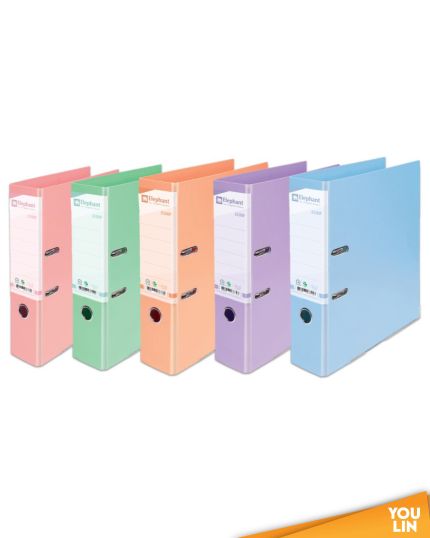 Elephant Dura PP Lever Arch File 3'' 2100F (Pastel Color)