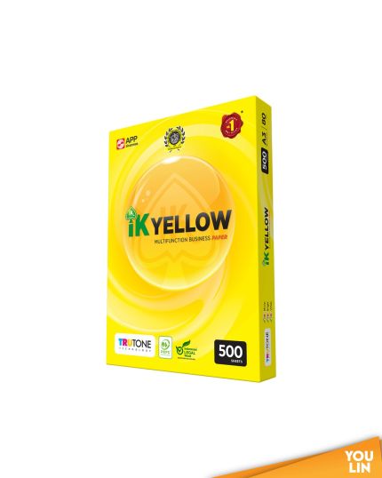 IK Yellow 80gsm A3 Paper 500's/ream