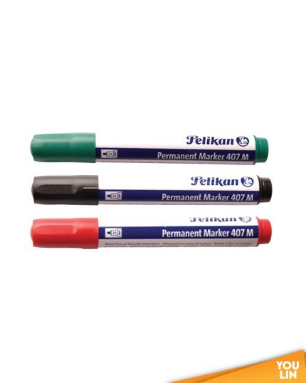 PELIKAN 407M (90) PERMANENT MARKER - BLUE