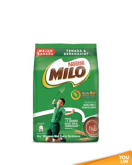 Nestle Milo Activ-Go Chocolate Malt Powder 2kg