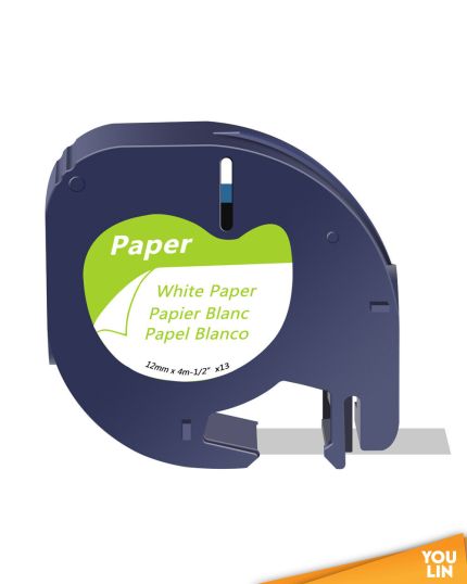 DYMO 91200 LETRA TAPE (PAPER WHITE)