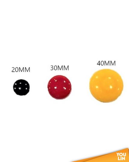 APLUS 30MM Solid Color Magnetic Button 5pcs/Card