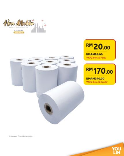 Thermal Receipt Roll 80mm x 57 x 12 X 100roll