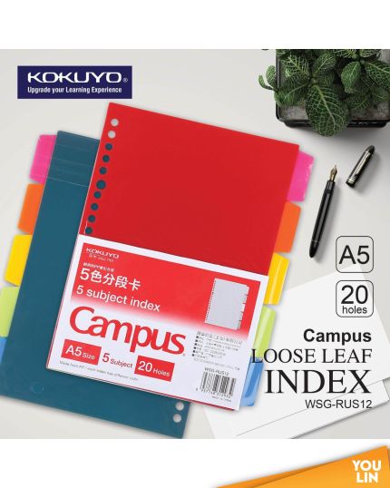 Kokuyo WSG-RUS12 Campus Loose Leaf Index