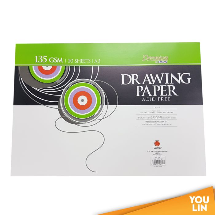 Campap CA3761 A3 135GSM Drawing Paper