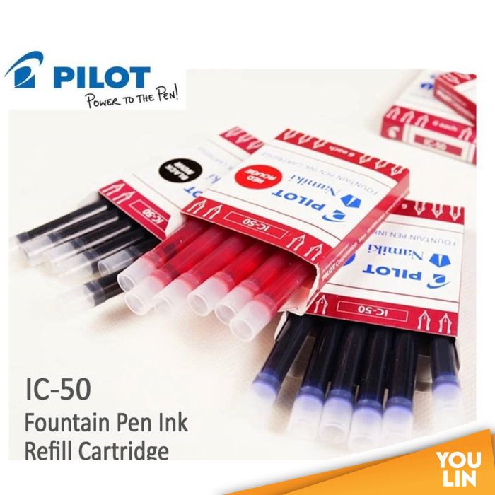 PILOT IC-50 FP Ink Catridge - (6PC/Box)