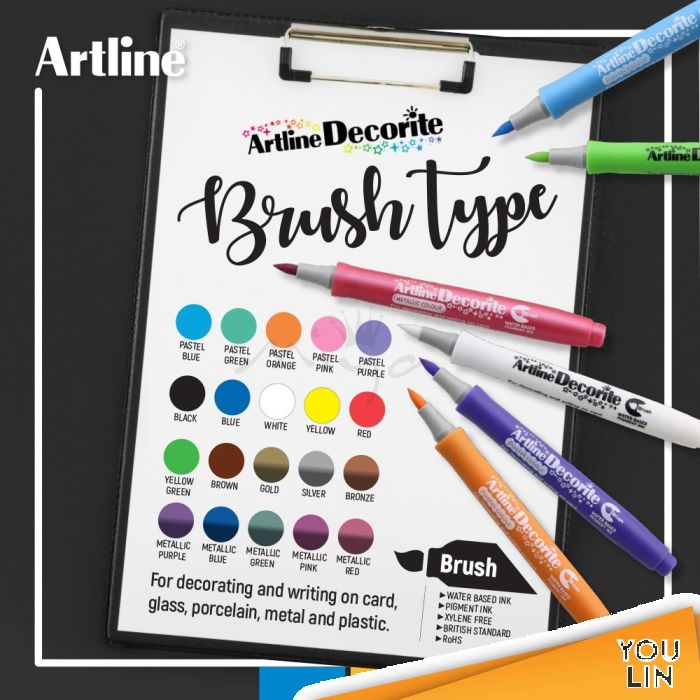 Artline EDFM-F Decorite Brush Pen