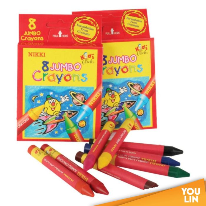 Nikki Jumbo Crayon 8's