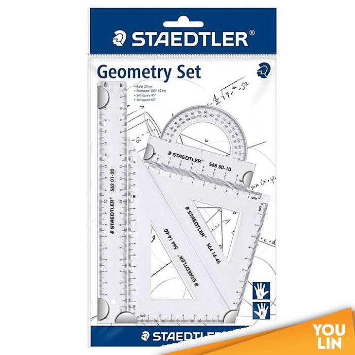 STAEDTLER 569-0 WP4 Geometry Set of 4