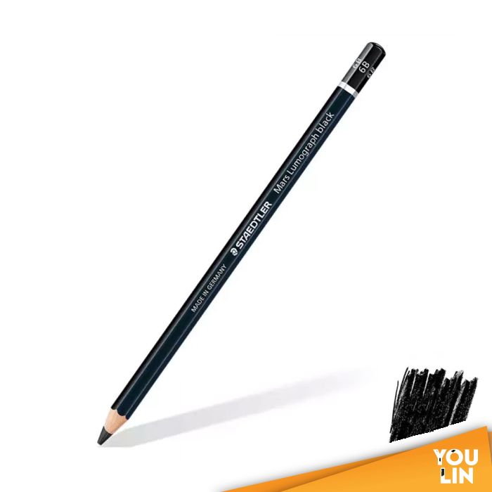 STAEDTLER 100B-6B Mars Lumograph Black Pencil