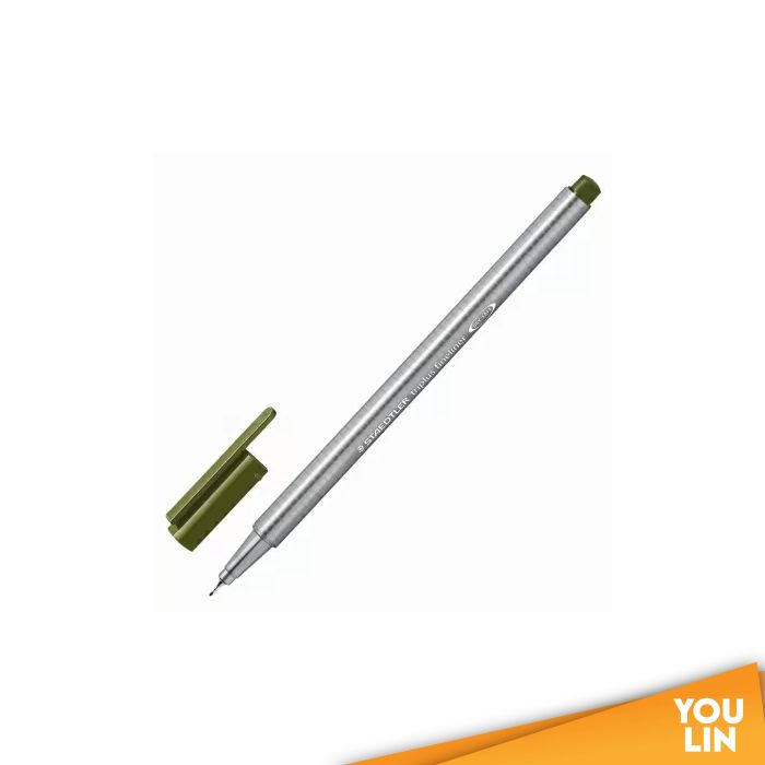 STAEDTLER 334-57 Triplus Fineliner - Olive Green