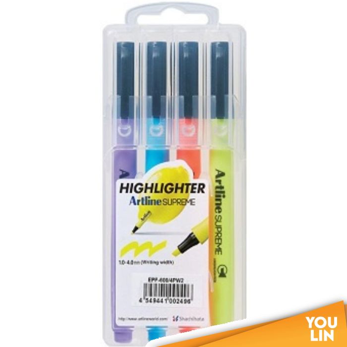 Artline EPF-600/PW2 Supreme Highlighter 4 Colour