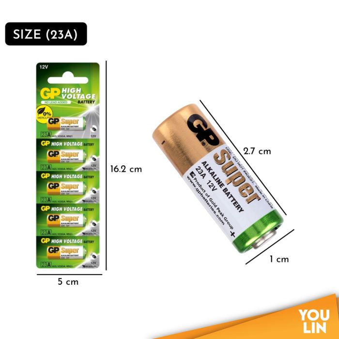 GP A23 12V Alkaline Battery