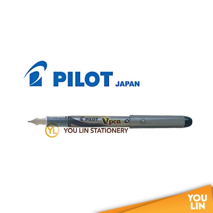 PILOT  V-Pen Fountain Pen - Black (SVP-4M-B)