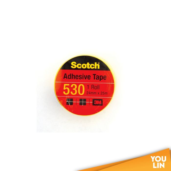 Scotch 530 Cellulose Tape 24mm x 25m (1" Core)