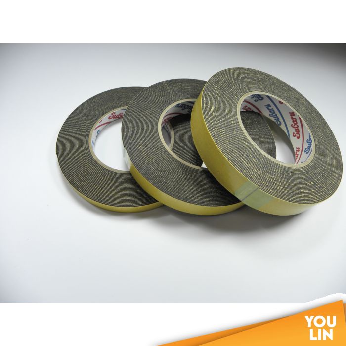 Subaru Double Sided Foam Auto Tape 24mm x 10m Black