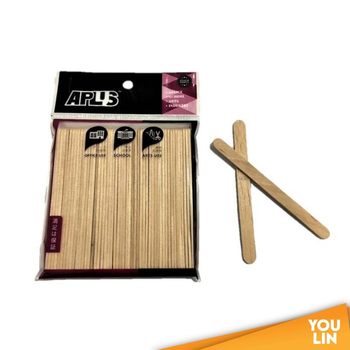 APLUS Pine Wood Stick 11.4cm 50pcs - Plain