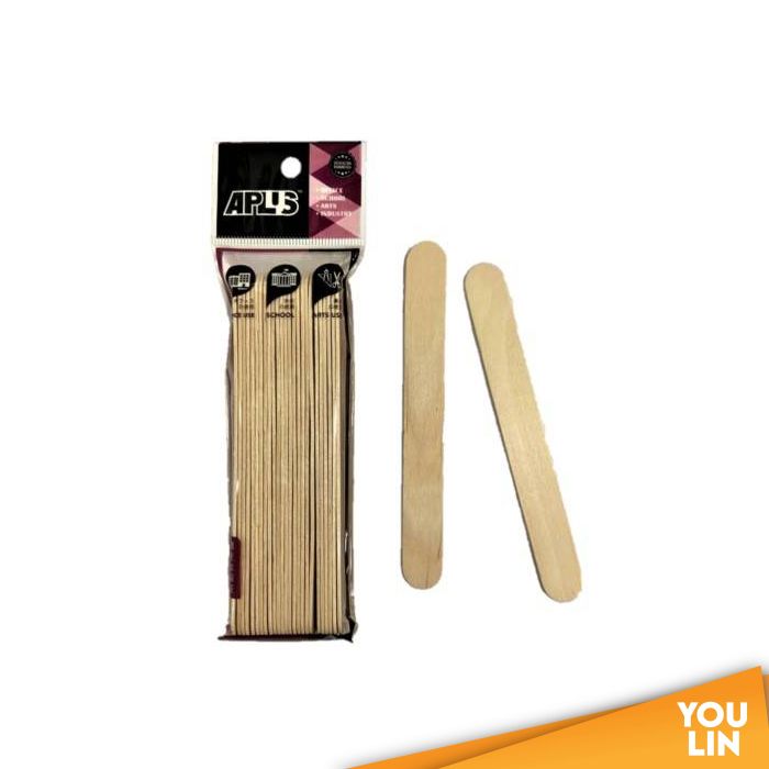 APLUS Pine Wood Stick 15cm 25pcs - Plain