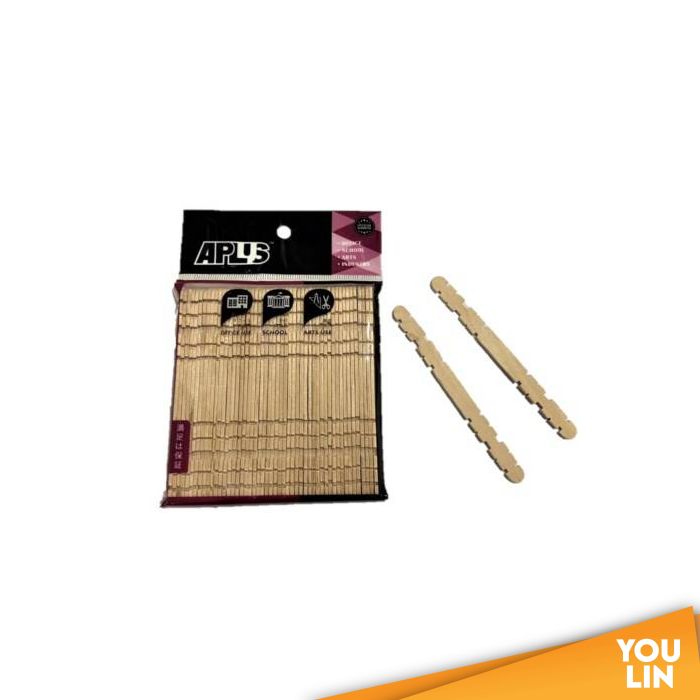 APLUS Magic Pine Wood Stick 11.4cm 50pcs - Plain