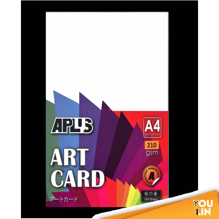 APLUS A4 210gm Art Card 100'S