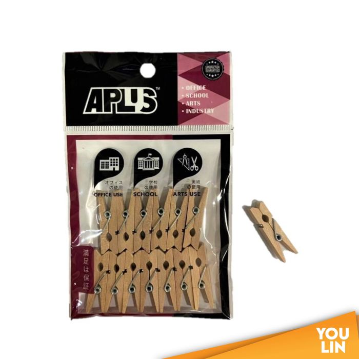 APLUS Mini Clip Medium 3.5cm 13pcs - Plain