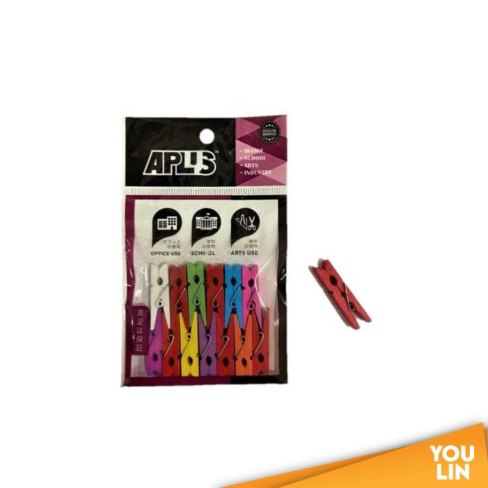 APLUS Mini Clip Medium 3.5cm 13pcs - Colour