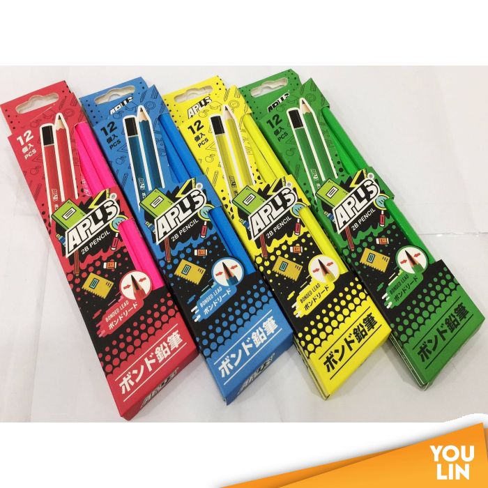 APLUS PL3888 2B Pencil 12'S/Box