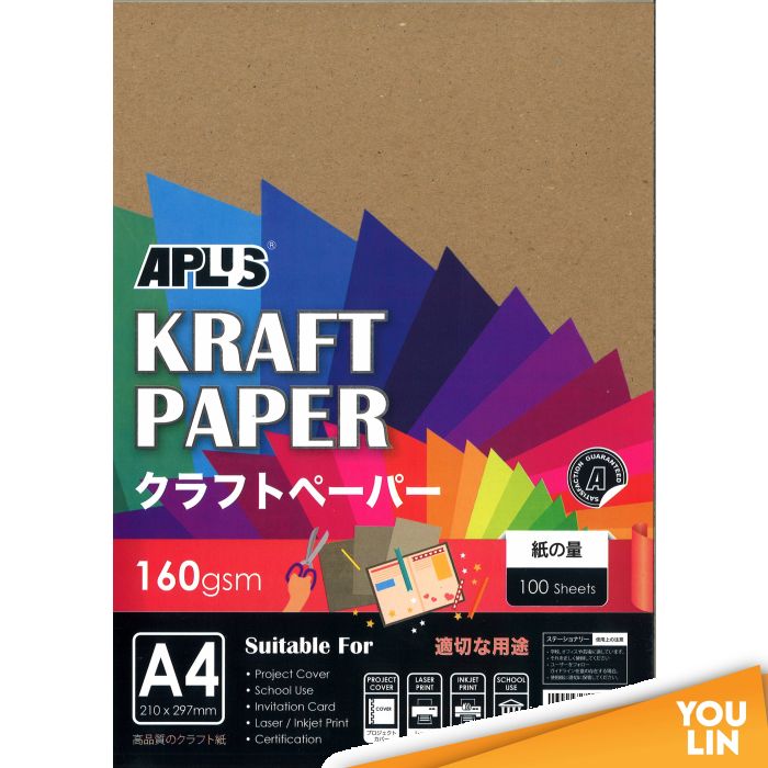 APLUS 160100-KP Kraft Paper 100'S