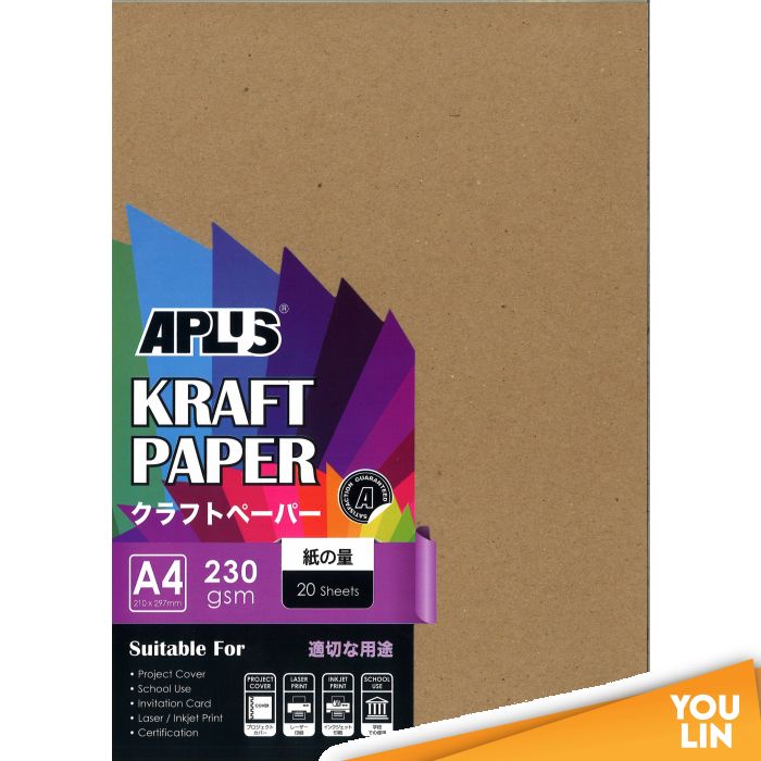 APLUS 230020-KP Kraft PAPER 20'S