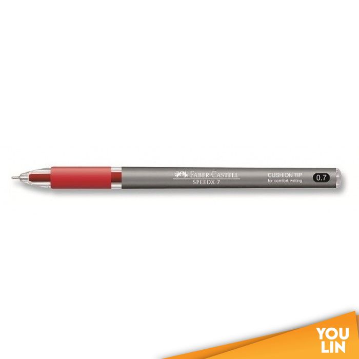 Faber Castell 546221 Speedx 0.7MM Ball Pen - Red