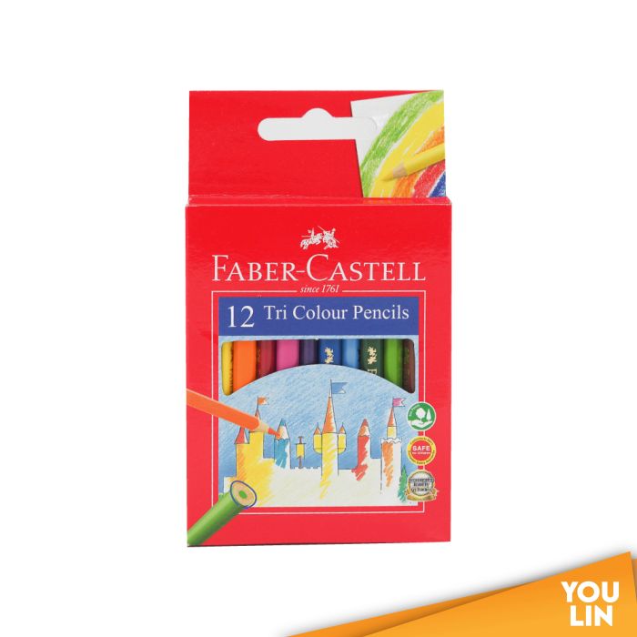 Faber Castell 115902 12S Tri-Colour Pencil