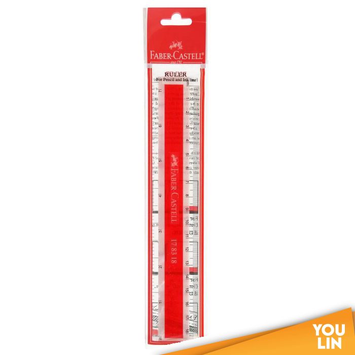 Faber Castell 1783 18CM Plastic Ruler