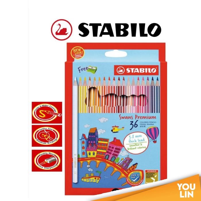 STABILO 1868B 36C Colour Pencil (L)