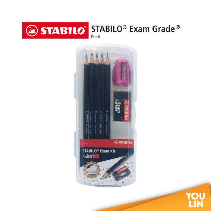 STABILO 288PC5SP Exam Kit 5'S 288 + Eraser + Sharpener