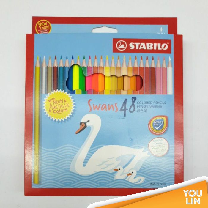 STABILO 1879M 24C Neon & Metalic Colour Pencil (L)