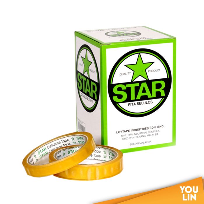 Star Stationery Tape 18mm x 33y