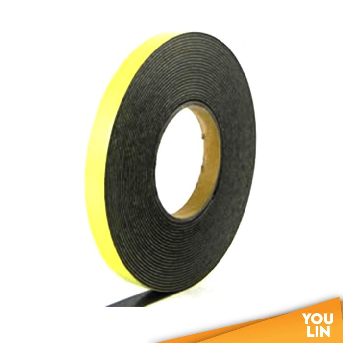 Star Double Sided Eva Foam Tape 18mm x 8m Black