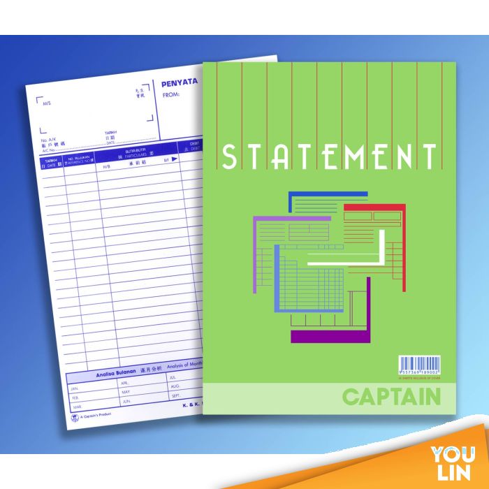 Captain Statement Pad 40'S