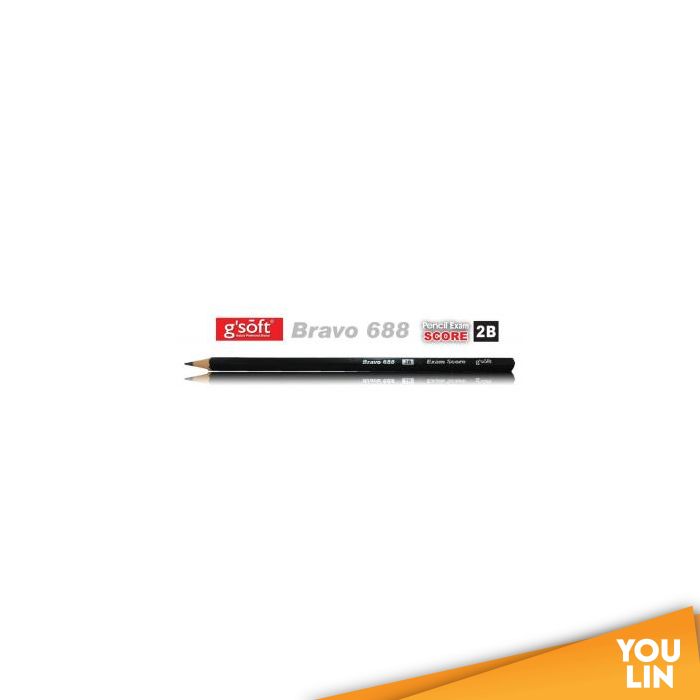 G'Sost 688 2B Wood Pencil - Bravo