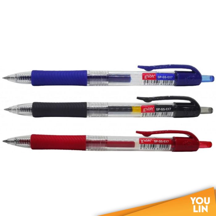 G'Soft EX7 0.7MM Retractable Gel Pen