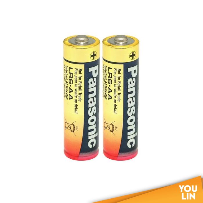 Panasonic Alkaline AA Battery 2pc Pack