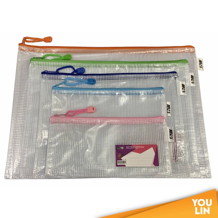 APLUS ZB206 A3 Soft Mesh Zipper Bag