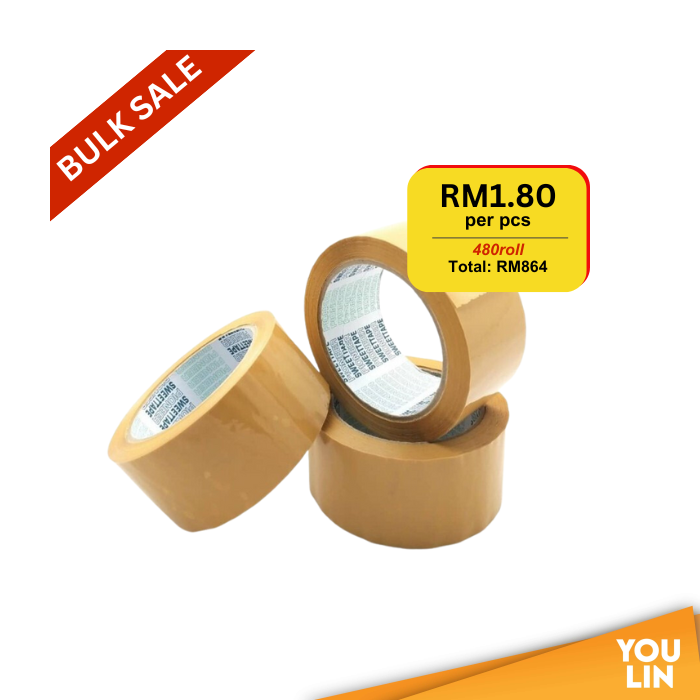 ACE Opp Tape Brown 48mm x 90y x 480roll