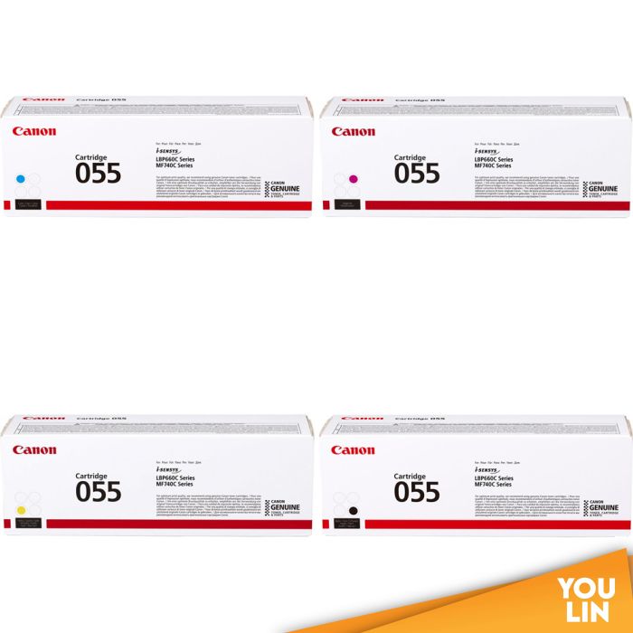 Canon 055 Toner Cartridge 2.3k (Per Pcs) - Colour