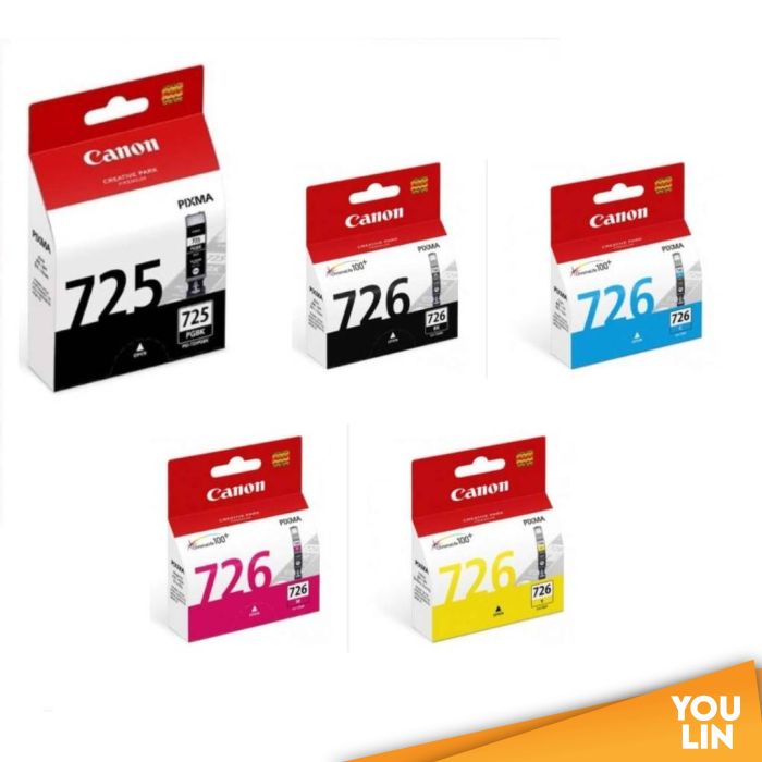 Canon CLI-726 Ink Cartridge (Per Pcs) - Colour