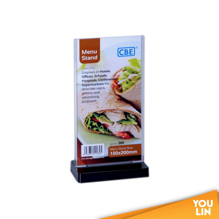 CBE Menu Stand Flat Shape (280)