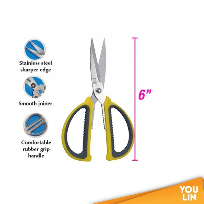 CBE SR260 6" Soft Grip Scissors