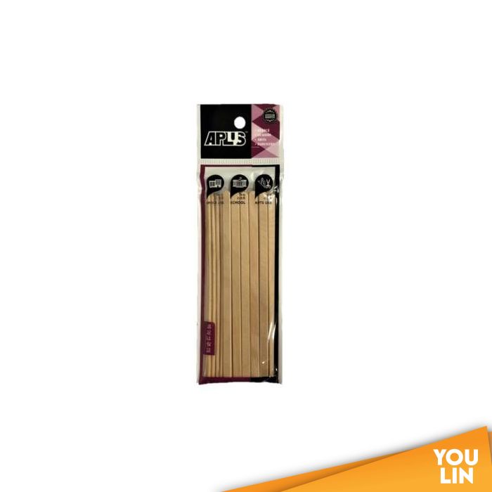 APLUS Coffee Wood Stick 14CM 20pcs - Plain